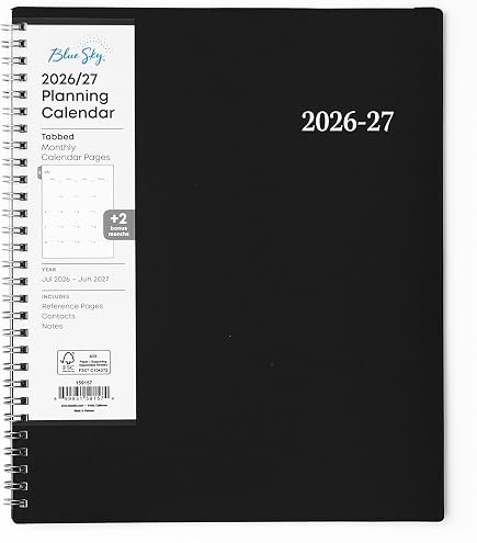 Amazon.com : Blue Sky 2026-2027 Weekly and Monthly Academic Year